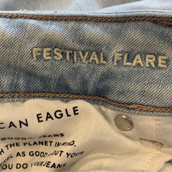AE Pride Ne(x)t Level Festival Flare Jean Size 18 Short - Picture 11 of 15